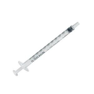 Jeringa de Insulina de 1 ml, caja de 100 Jeringas