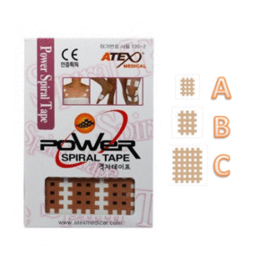 Cross tape Tipo C Spiral tape de Atex Medical con 20 láminas con 2 unidades cada una