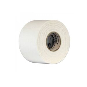Cinta Strappal de 4cm x 10 metros, adhesiva hipoalergénica e inelástica de color blanco