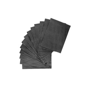 Servilleta Plastificada Negra 33cmx45cm 500 Unidades