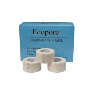 Ecopore esparadrapo de Papel 5cmsx9,2m en caja de 6 unidades
