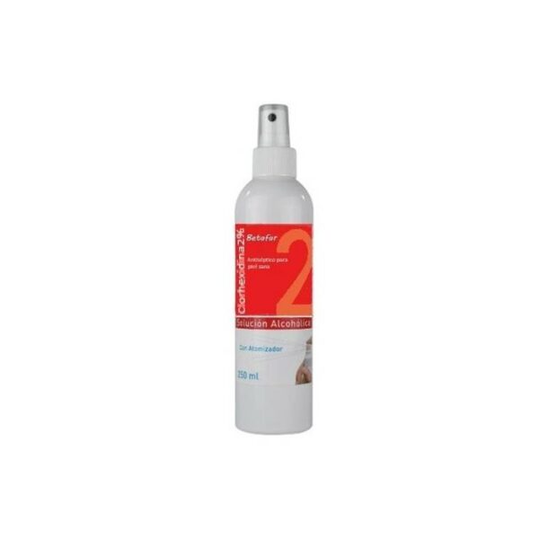 Clorhexidina Alcohólica 2% de 250ml - Dermocel