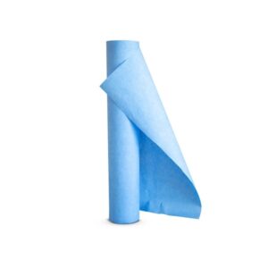 Papel de Camilla Tela Extra Parafinado Azul 3 rollos peso rollo 2,300kg