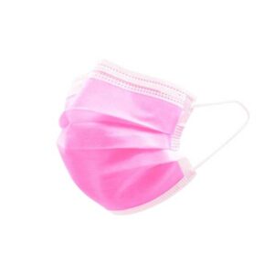 Mascarilla Quirúrgica Rosa CEE 98% en cajas de 50 unidades
