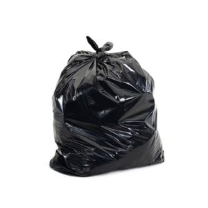 Bolsa de basura negra de 100 litros Industrial de 85x104cms, 10 unidades