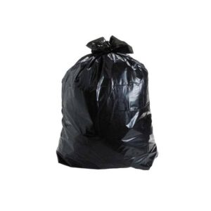 Bolsa de basura negra de 30 litros doméstica de 52x58cms, 20 unidades