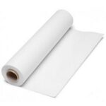 Rollo de camilla parafinado blanco, resistente líquidos - Dermocel