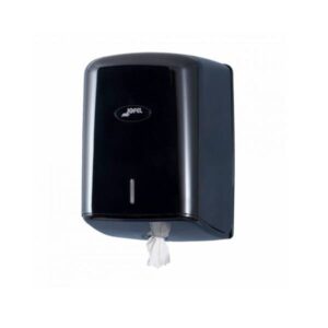 Dispensador de Papel Secamanos en bobina, Abs Negro