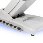 Camilla sillón eléctrica con calefacción de 3 cuerpos plegables