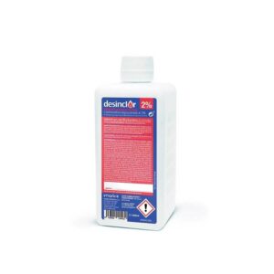 Clorhexidina Acuosa Incolora al 2% de Desinclor, envase de 500ml