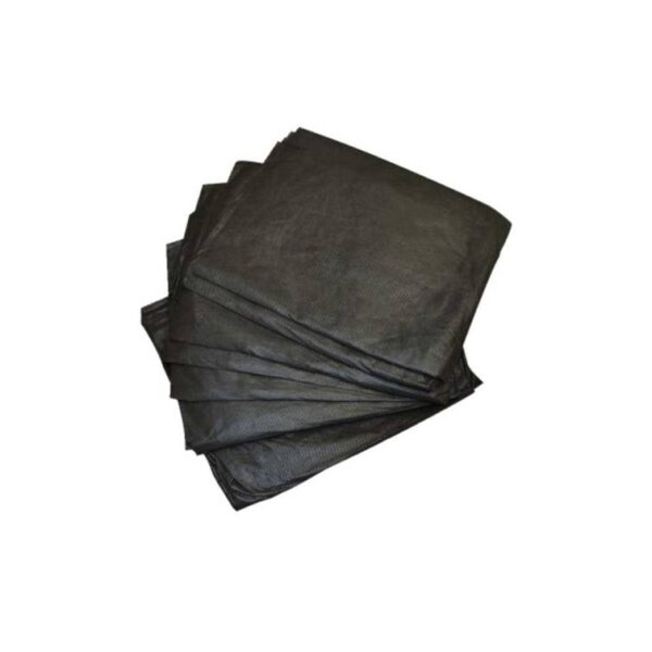 Sábana desechable Plastificada Negra - Dermocel