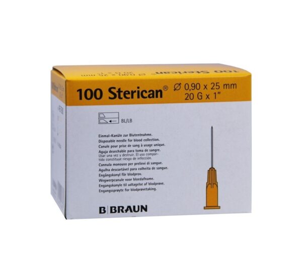 guja 20G de Braun de 0,90x25mm - Dermocel