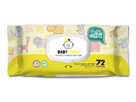 Toallitas Húmedas con Aloe Vera 72 Unidades