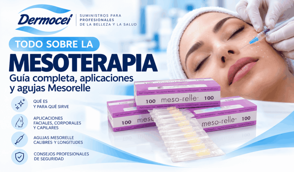 Mesoterapia: Qué es, para que sirve y como elegir las Agujas Adecuadas.